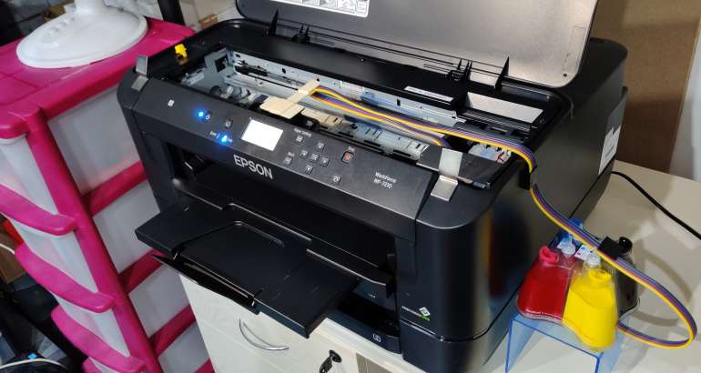 Epson WF-7210DTW with CISS