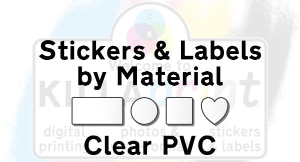 Labels & Stickers by Material - Clear PVC
