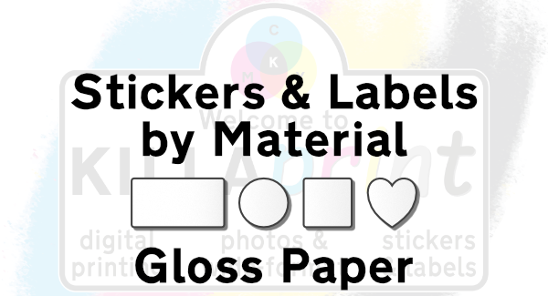 Labels & Stickers by Material - Gloss Paper