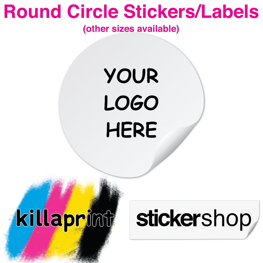 Round Circle Sticker and Label Printing