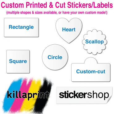 Custom Printed Stickers & Labels