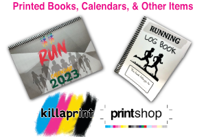 Killaprint Printed Items - Calendars, Books, Etc...