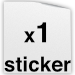 1 Sticker