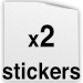 2 Stickers