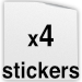 4 Stickers