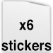 6 Stickers