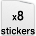 8 Stickers