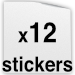 12 Stickers
