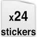 24 Stickers