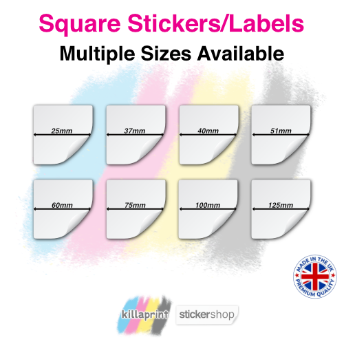 Custom Square Sticker Printing 3