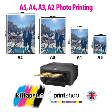 A5, A4, A3, A2 Photo Printing